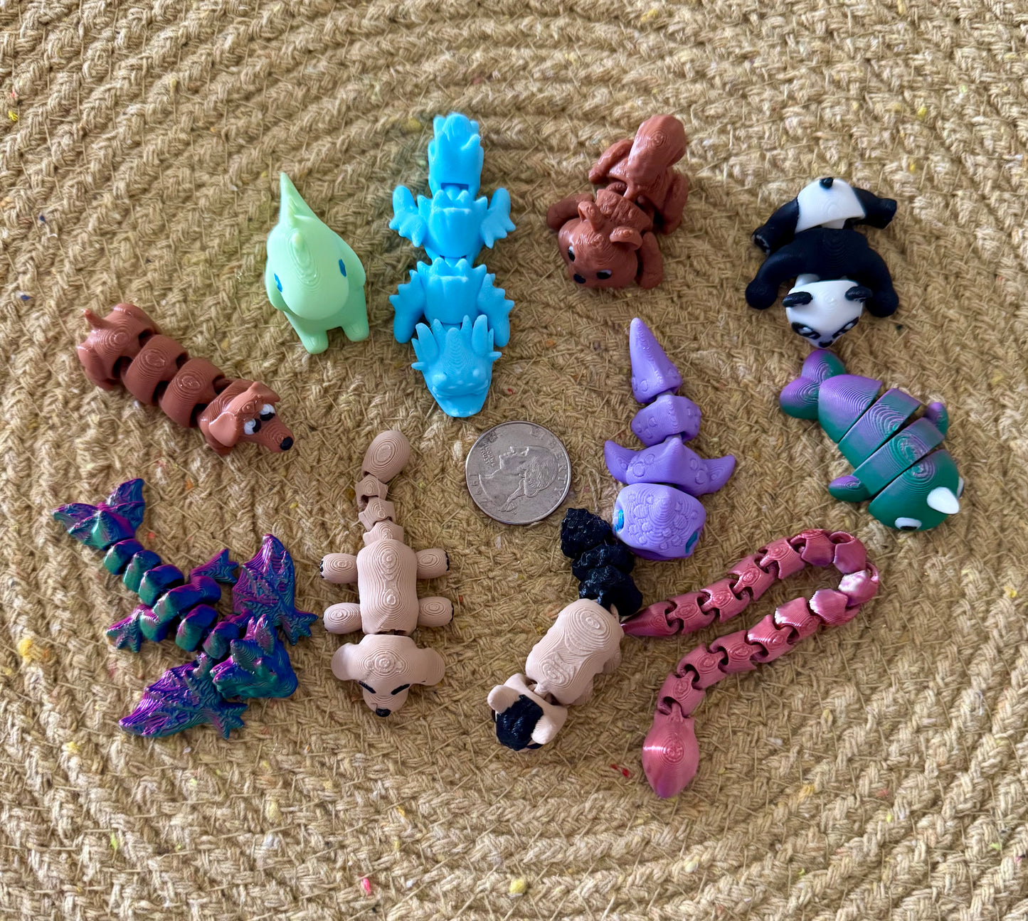 Mini 3D Printed Critters