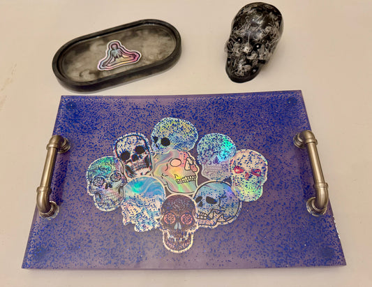 Custom Resin & Wood Tray