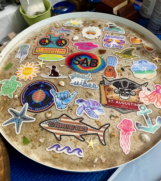 Custom Resin Tray Table