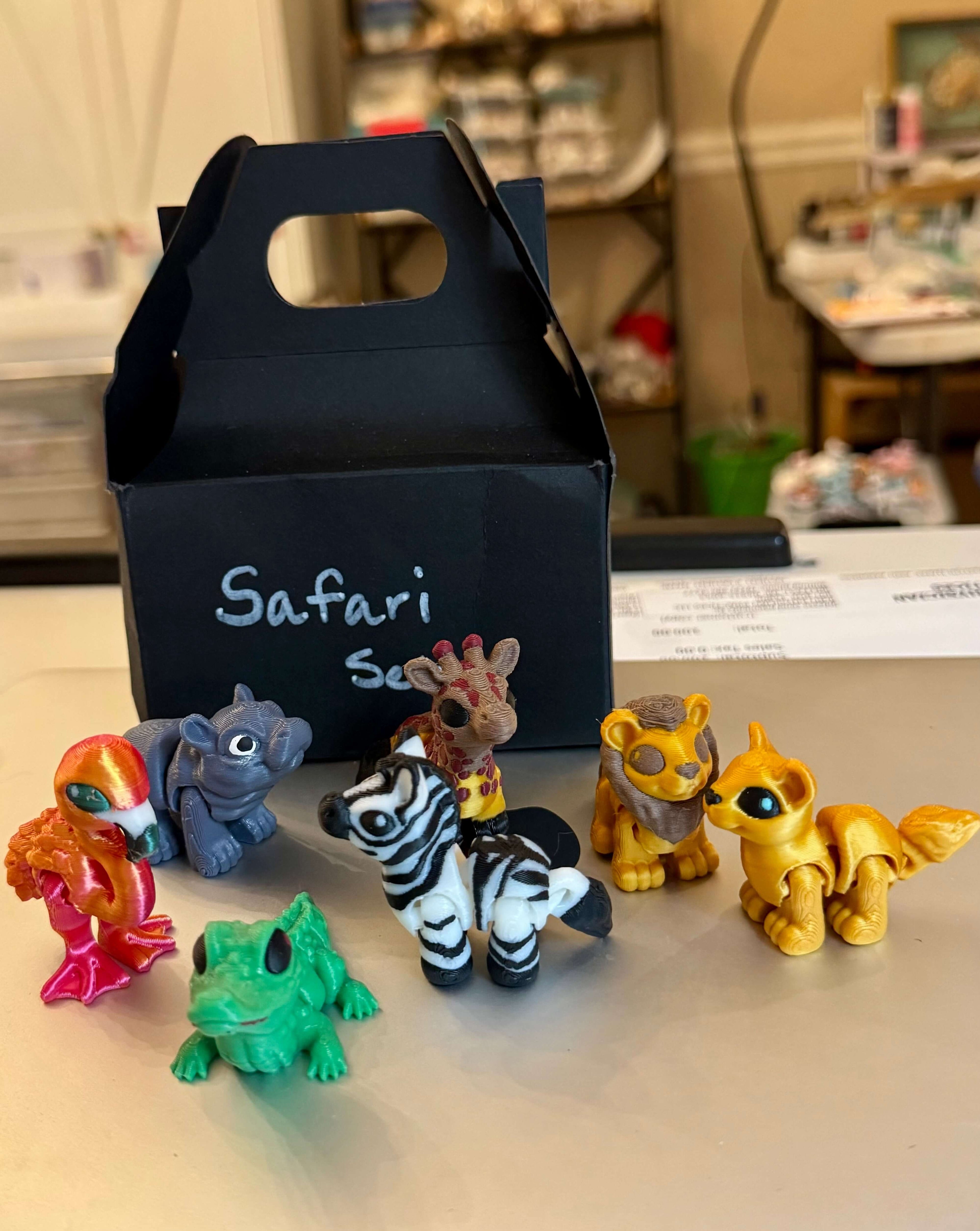 Safari Animals Articulated Set
