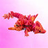 articulated crystal 3D printed dragon